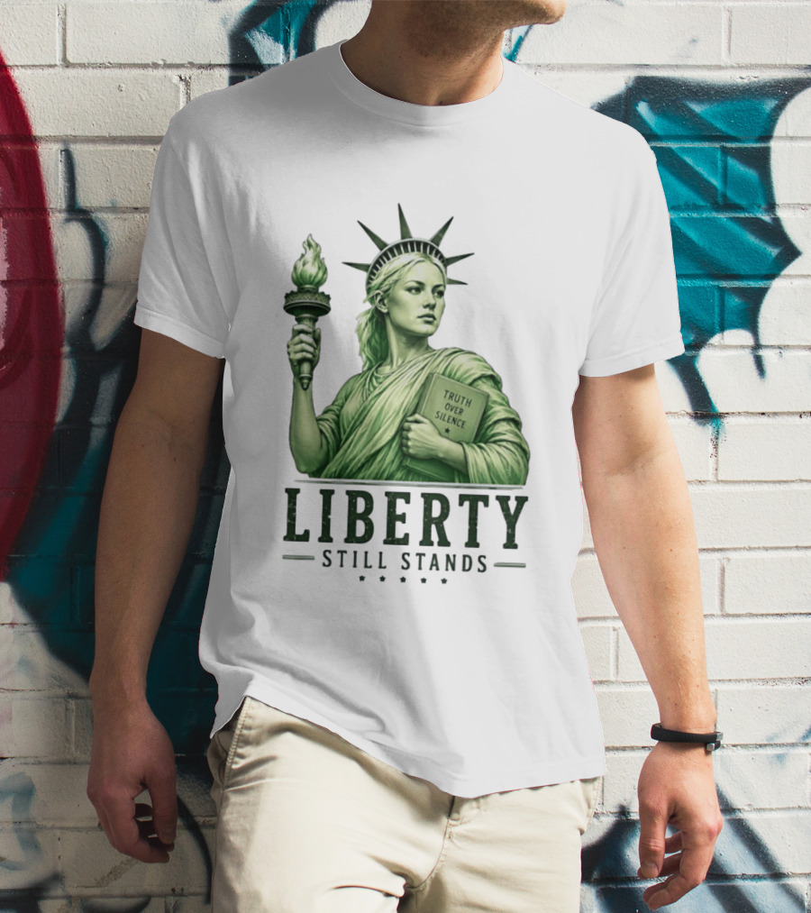 Sophie Cunningham Liberty Truth Over Silence Statue Still Stands T-Shirt