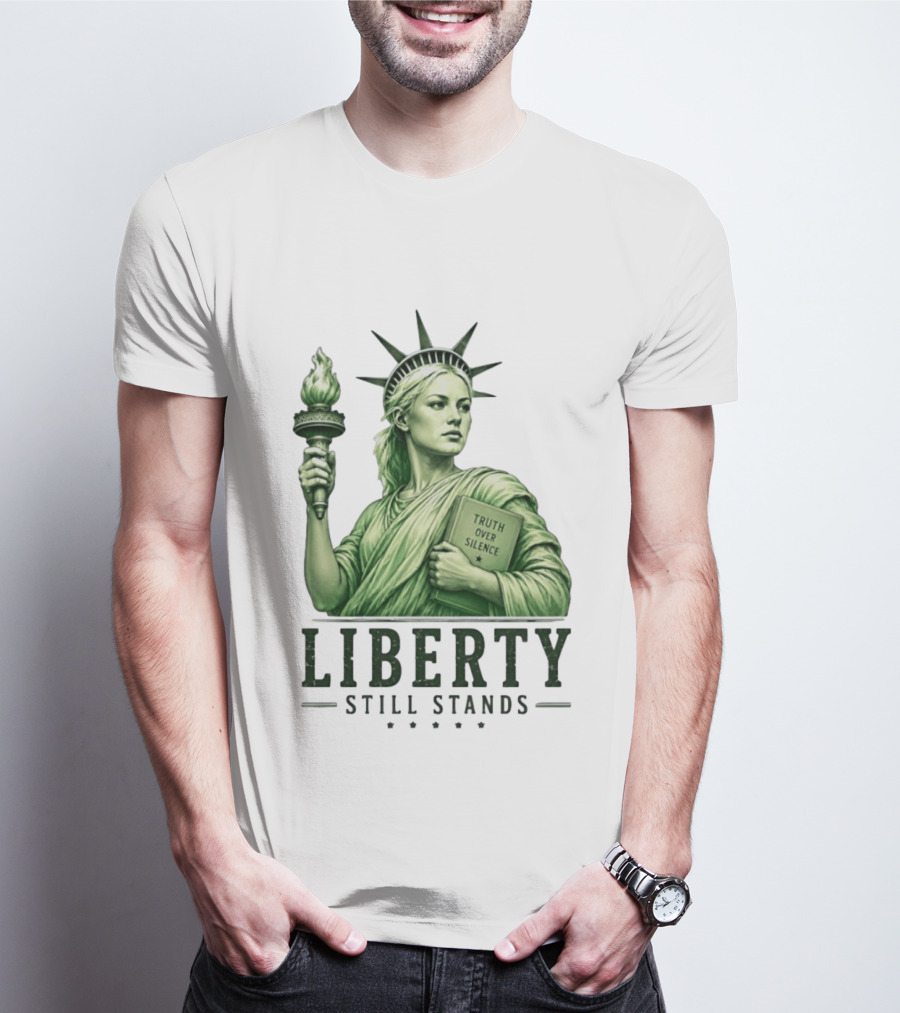 Sophie Cunningham Liberty Truth Over Silence Statue Still Stands T-Shirt