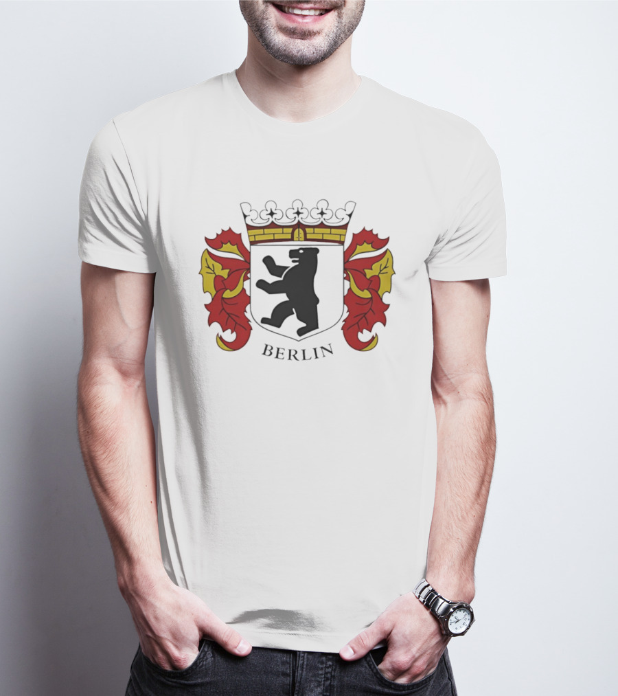 Berlin Coat Of Arms Bear Crest German City T-Shirt