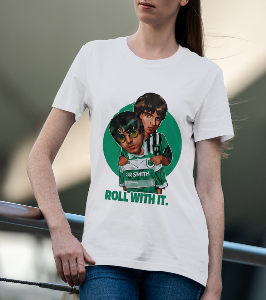 Oasis Roll With It CR Smith Celtic Football Club T-Shirt