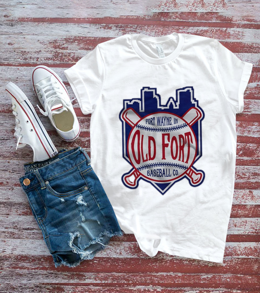 Fort Wayne IN Old Fort Baseball Co Indiana T-Shirt