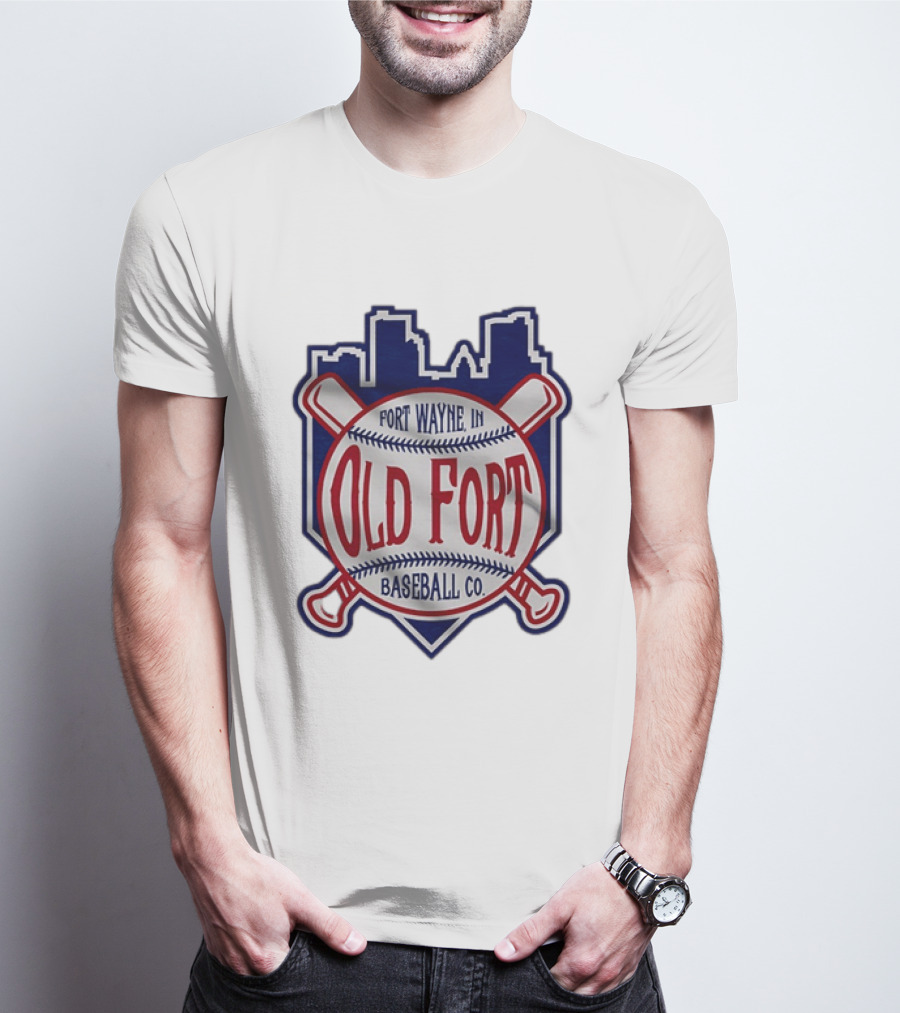 Fort Wayne IN Old Fort Baseball Co Indiana T-Shirt