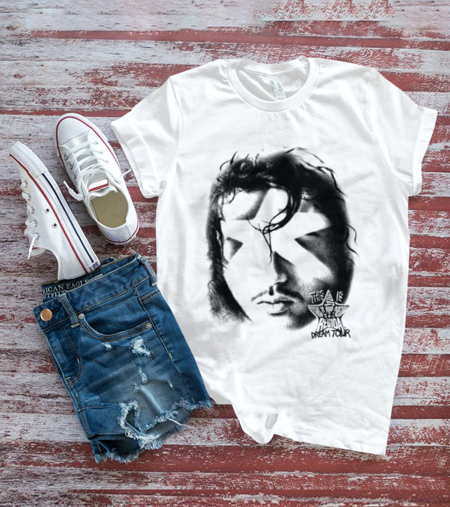 Fuerza Regida Star Face Black T-Shirt