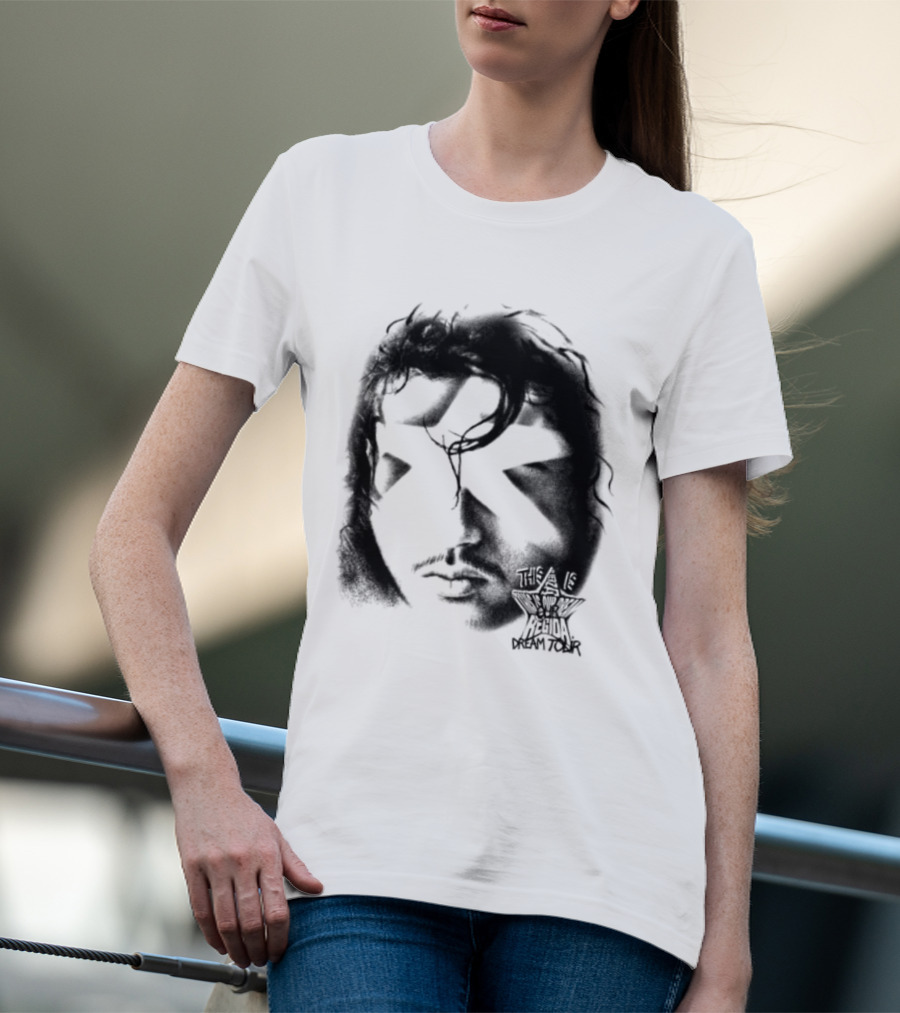 Fuerza Regida Star Face Black T-Shirt