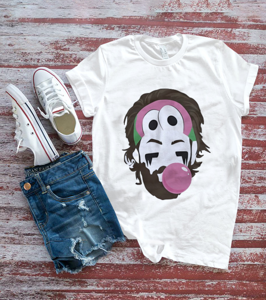 Keanu Reeves Bubblegum Pop Art Cartoon T-Shirt