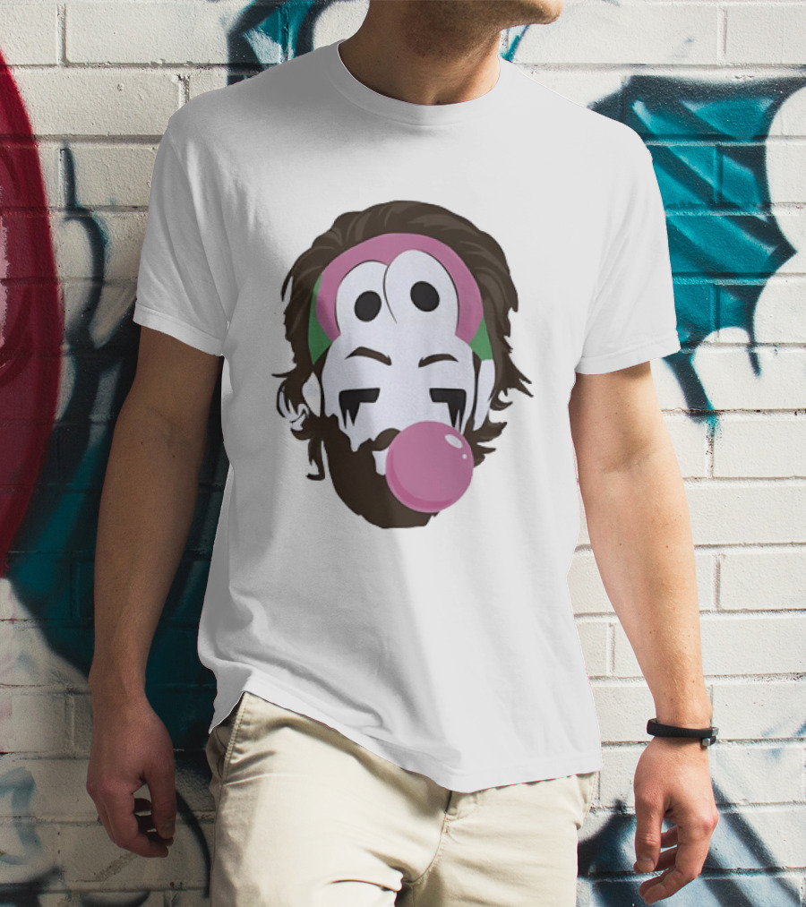 Keanu Reeves Bubblegum Pop Art Cartoon T-Shirt
