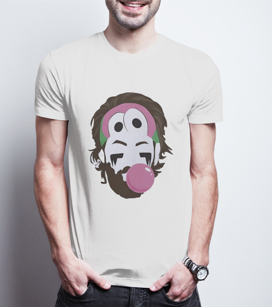 Keanu Reeves Bubblegum Pop Art Cartoon T-Shirt