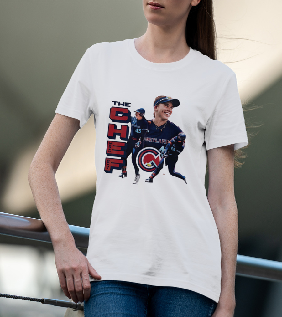 Megan Grant The Chef Portland Cascade Baseball Number 43 T-Shirt