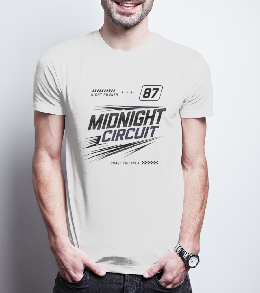 Midnight Circuit 87 Night Runner Chase The Apex T-Shirt