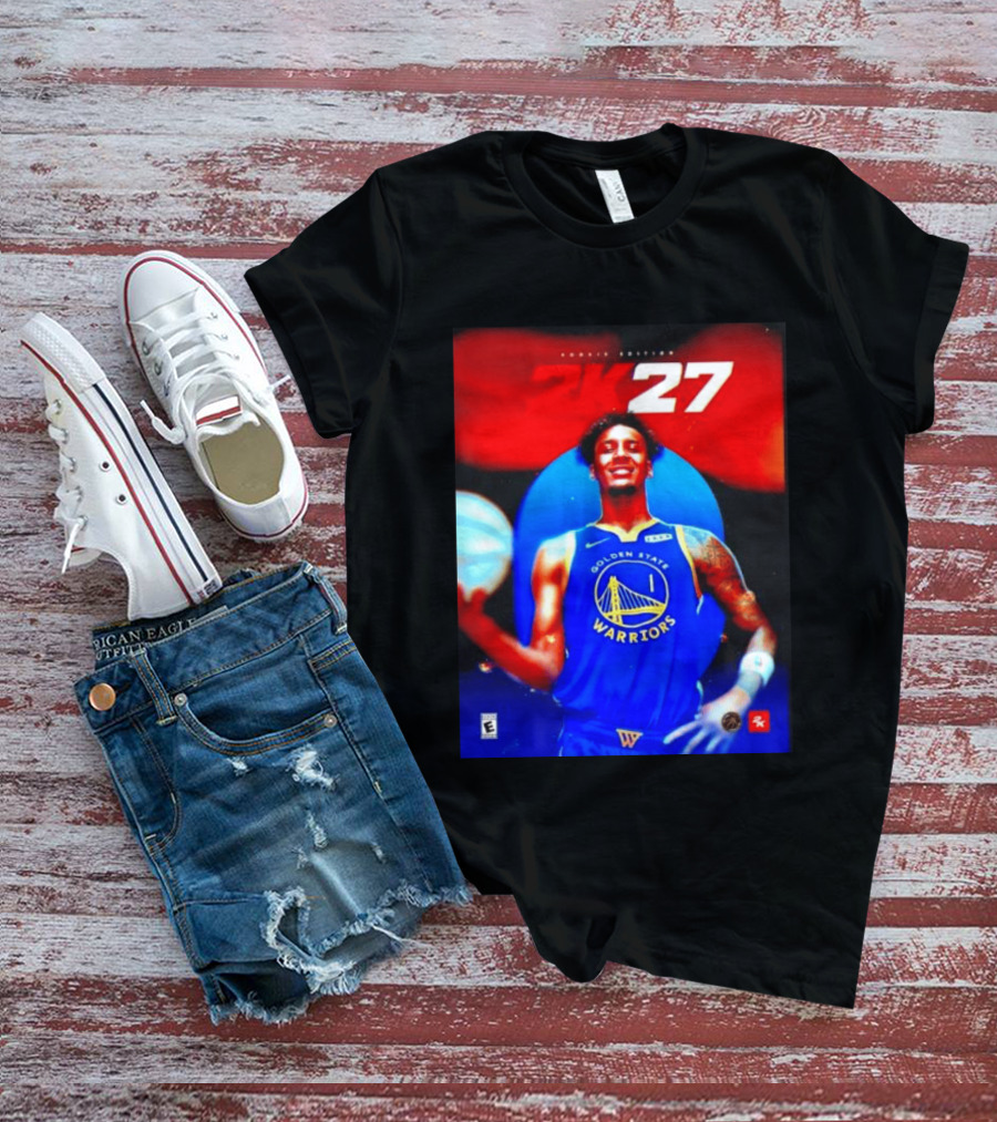 Golden State Warriors NBA 2K27 Rookie Edition Number One Player T-Shirt