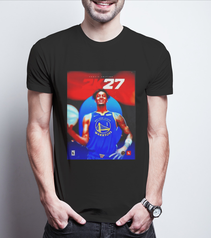Golden State Warriors NBA 2K27 Rookie Edition Number One Player T-Shirt