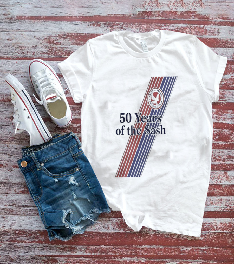 Crystal Palace 50 Years Of The Sash Anniversary Celebration T-Shirt