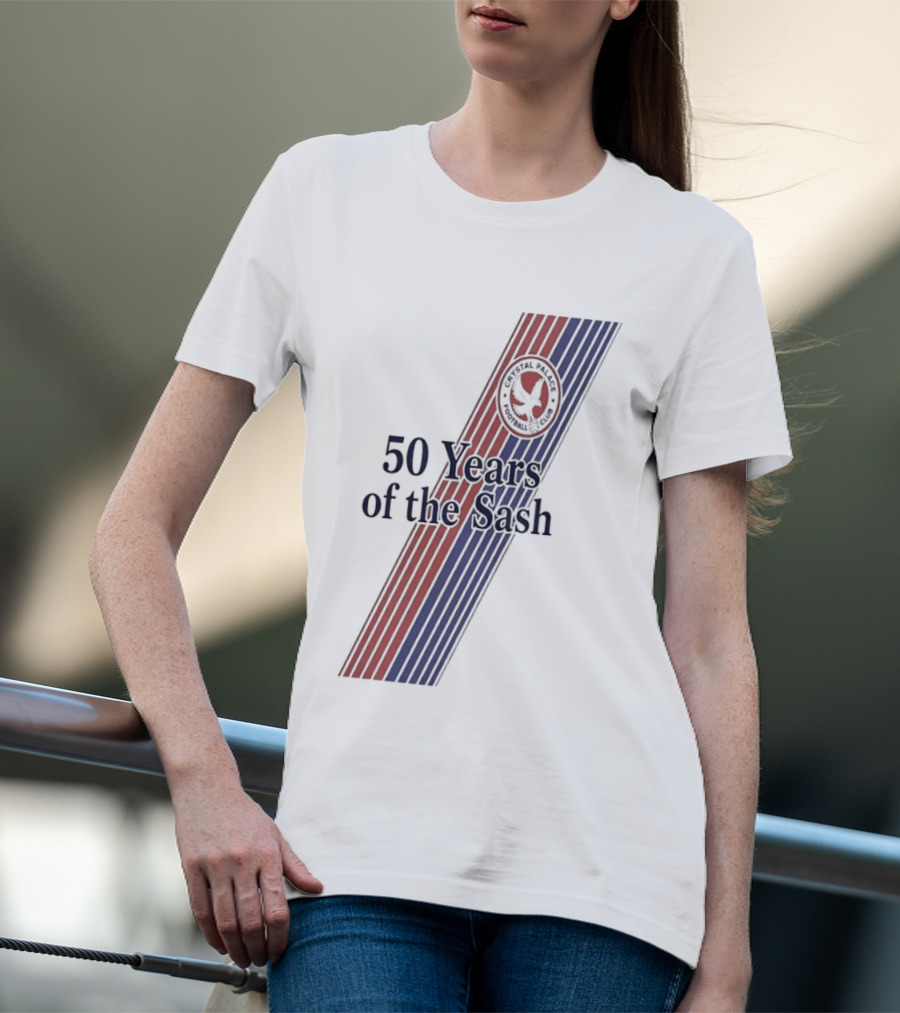 Crystal Palace 50 Years Of The Sash Anniversary Celebration T-Shirt