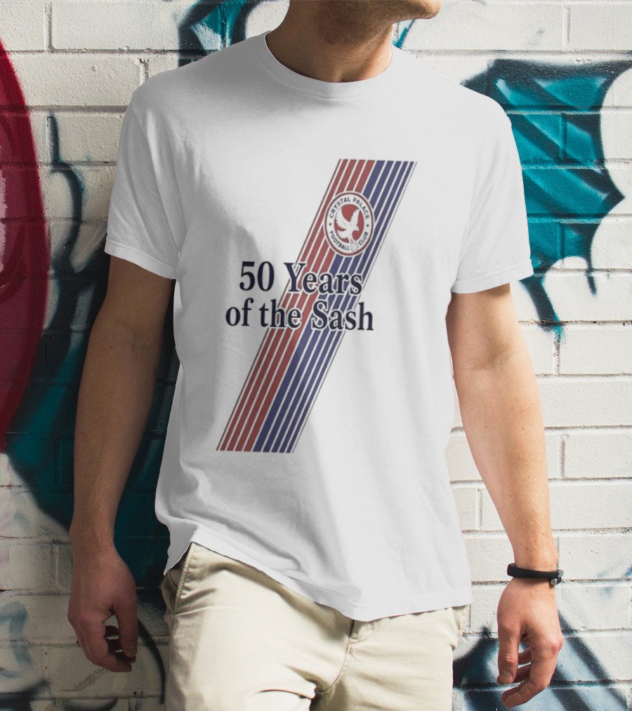 Crystal Palace 50 Years Of The Sash Anniversary Celebration T-Shirt