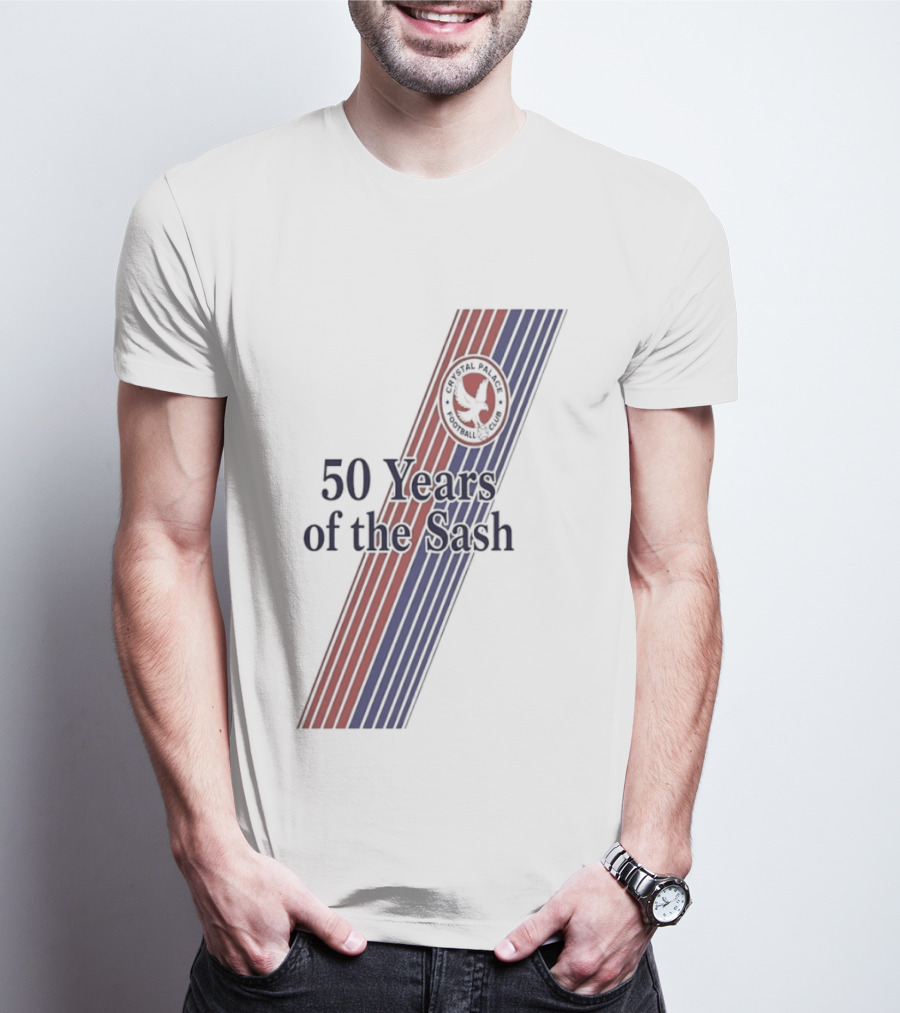 Crystal Palace 50 Years Of The Sash Anniversary Celebration T-Shirt