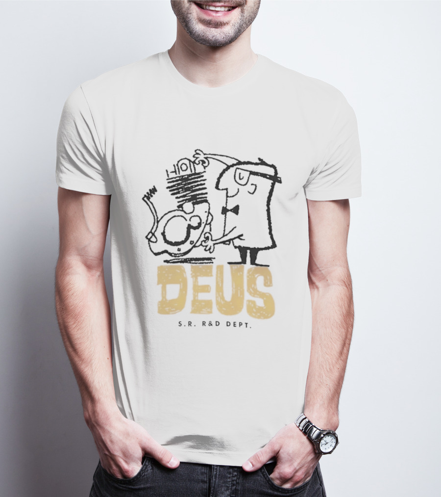 Deus SR R&D Dept Mechanic Motorcycle T-Shirt