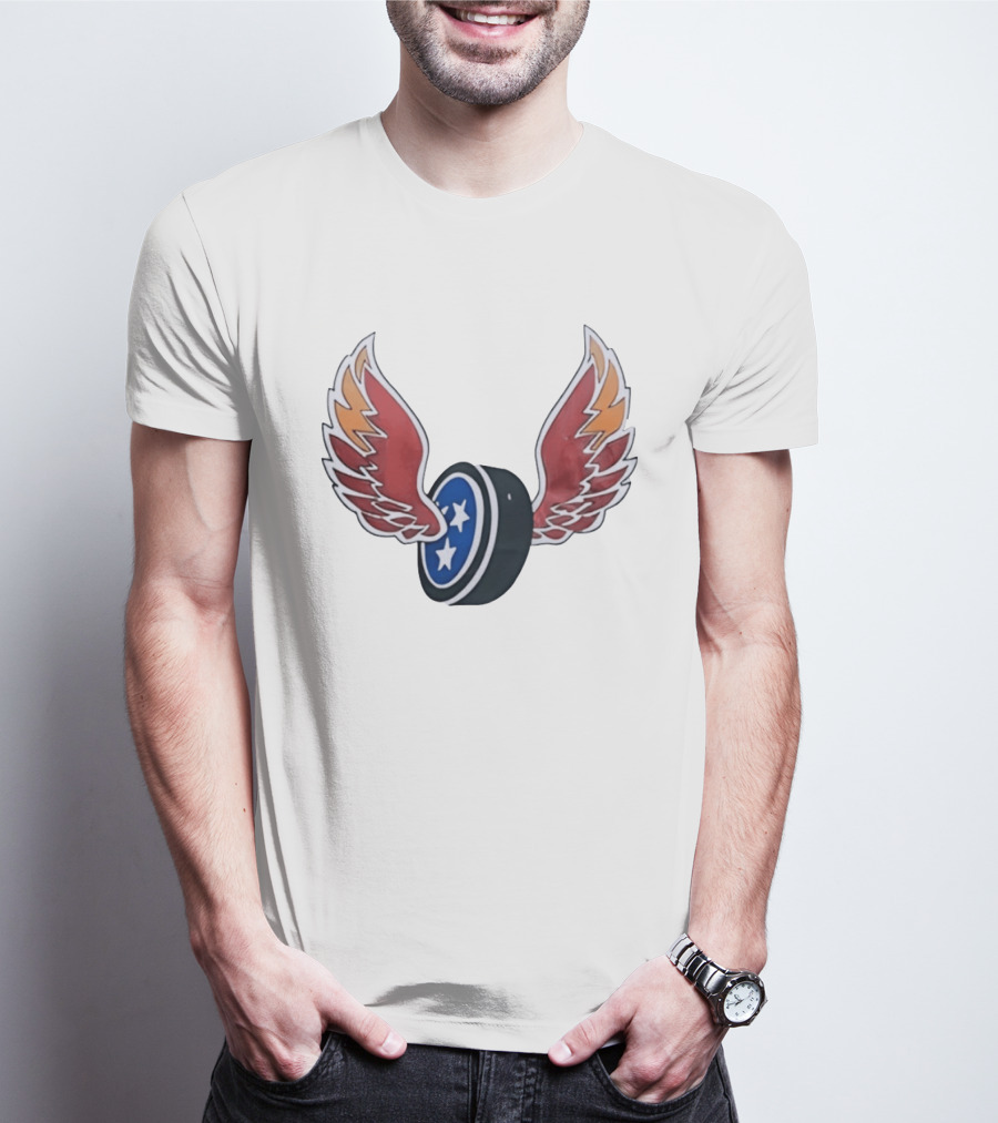 Tennessee Winged Puck Stars Hockey T-Shirt
