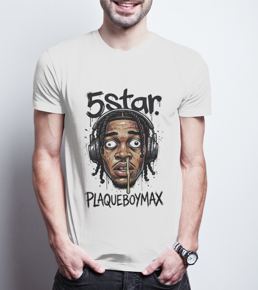 Plaqueboymax 5 Star Twitch Streamer T-Shirt
