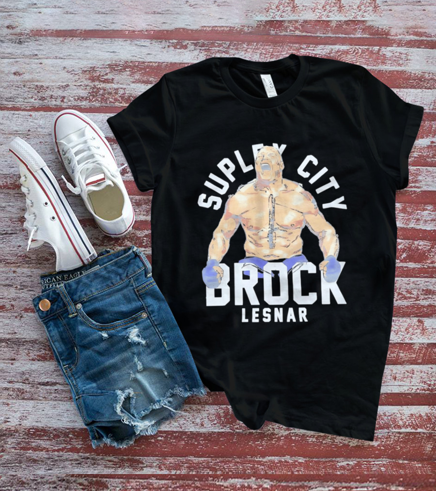 Brock Lesnar Suplex City The Beast Incarnate WWE Wrestling T-Shirt