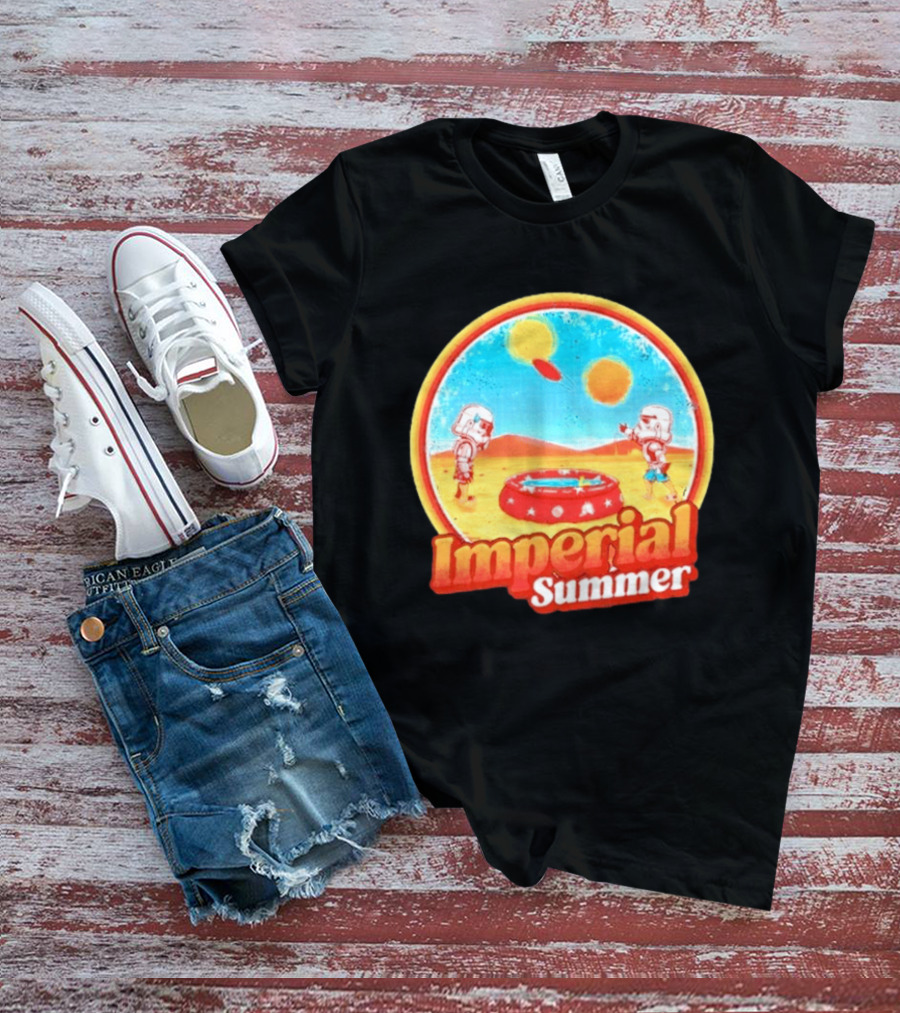 Summer Fun Star Wars Stormtrooper Imperial Beach Scene T-Shirt
