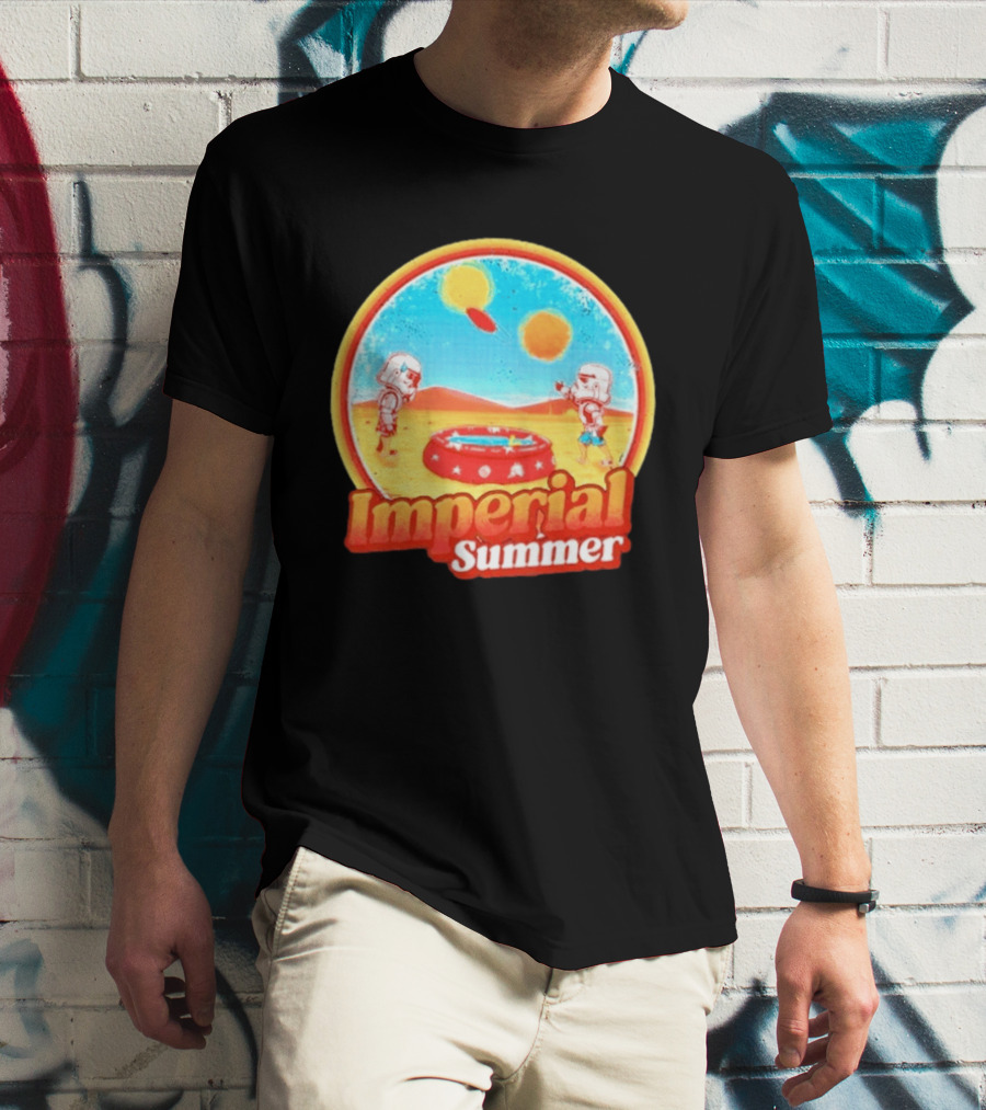 Summer Fun Star Wars Stormtrooper Imperial Beach Scene T-Shirt