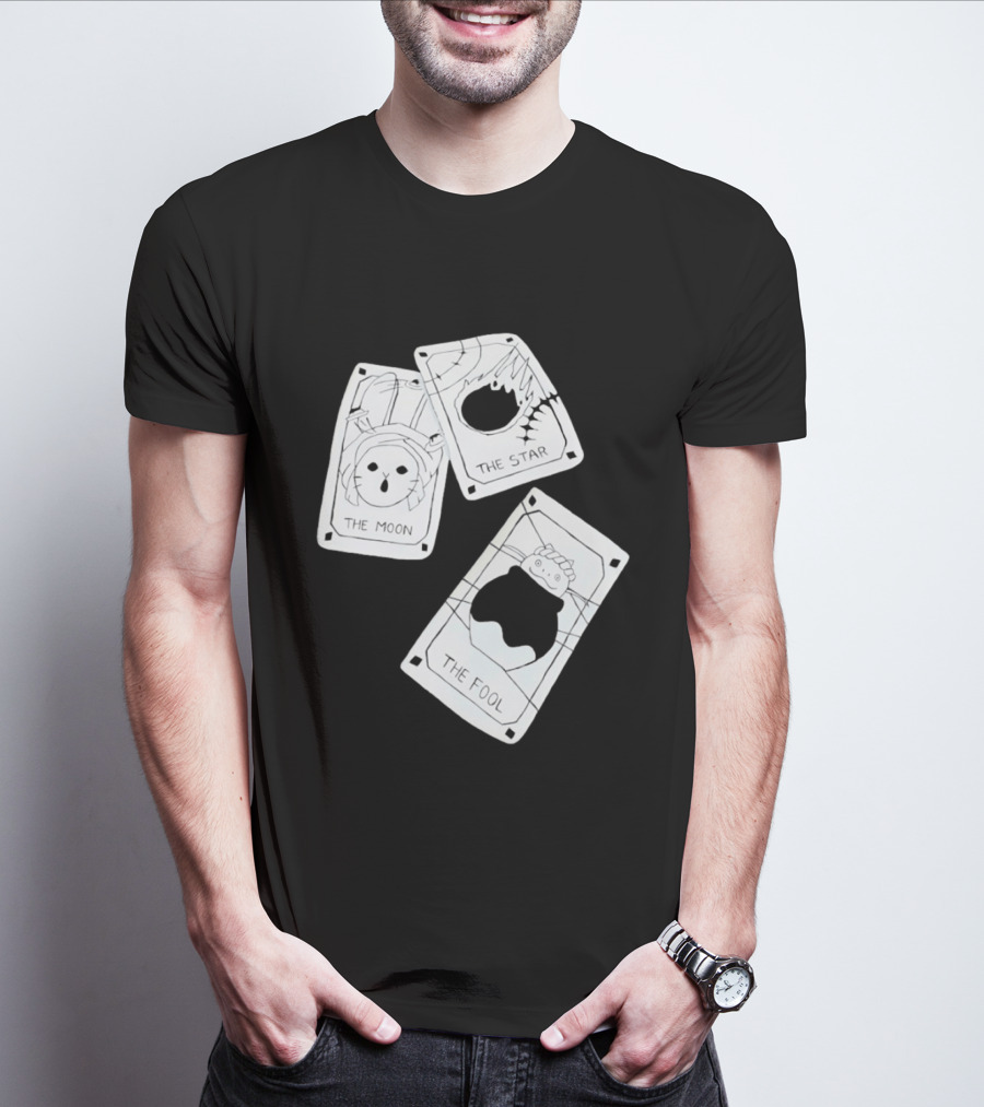 Studio Ghibli Tarot Cards The Moon The Star The Fool Collection T-Shirt