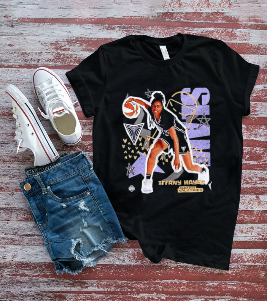 Tiffany Hayes Golden State Valkyries Basketball WNBA 15 T-Shirt