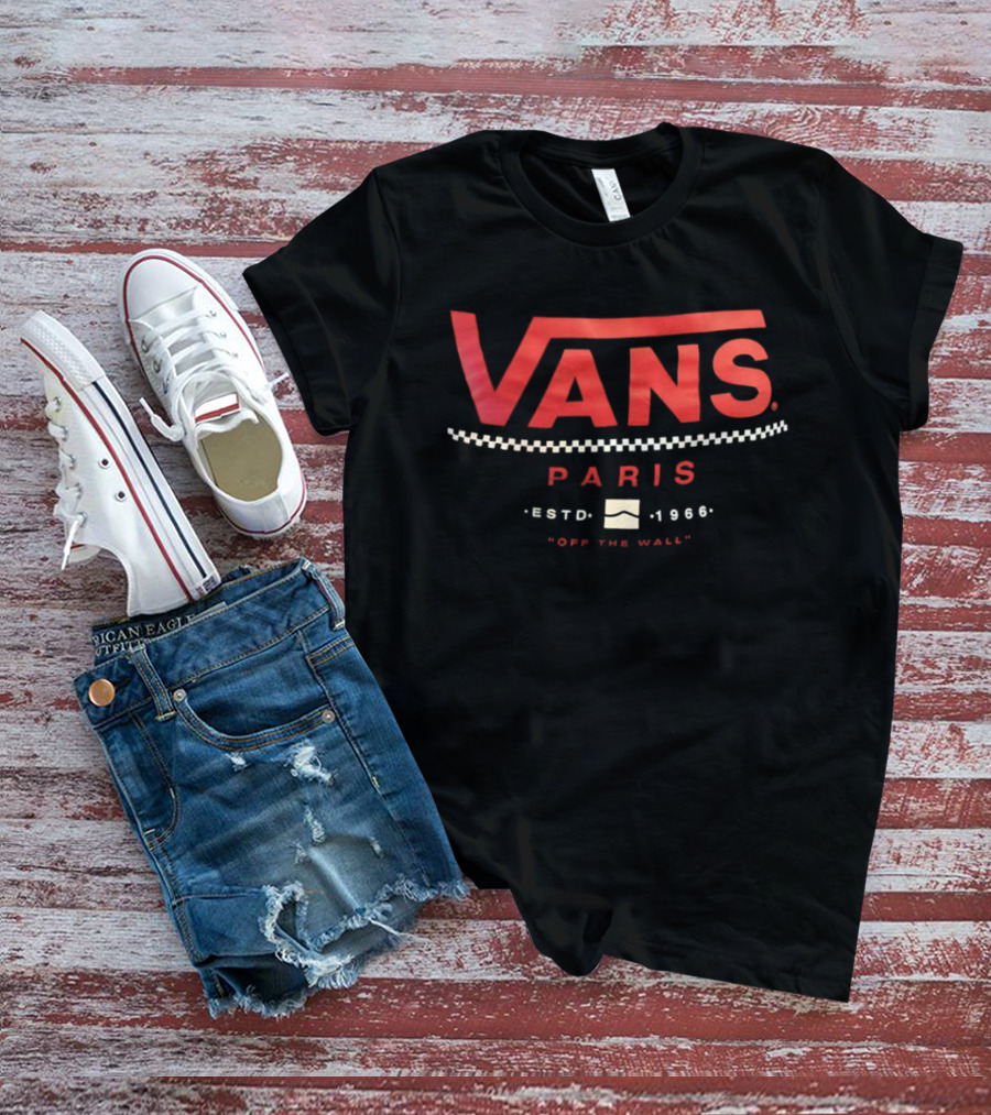 Vans Paris Estd 1966 Off The Wall T-Shirt