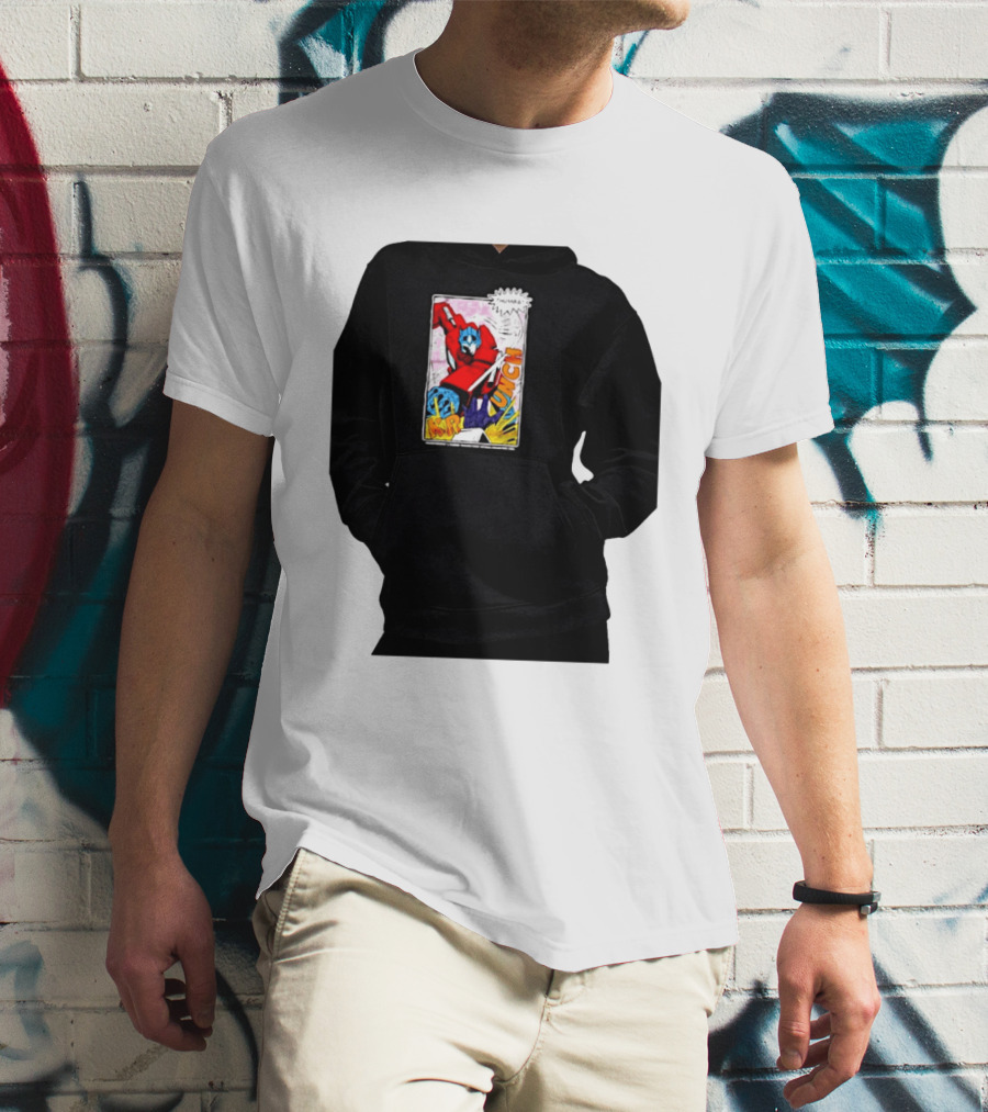 Optimus Prime Transformers Pow Krunch Comic T-Shirt