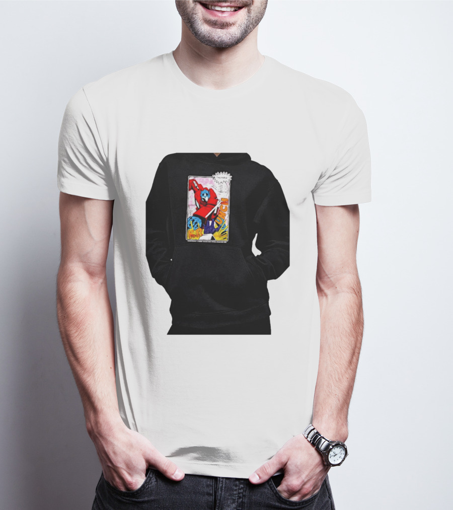 Optimus Prime Transformers Pow Krunch Comic T-Shirt