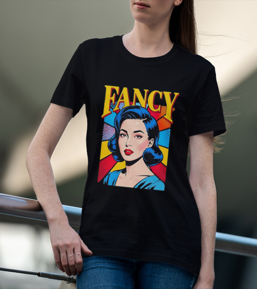 Fancy Pop Art Comic Woman T-Shirt