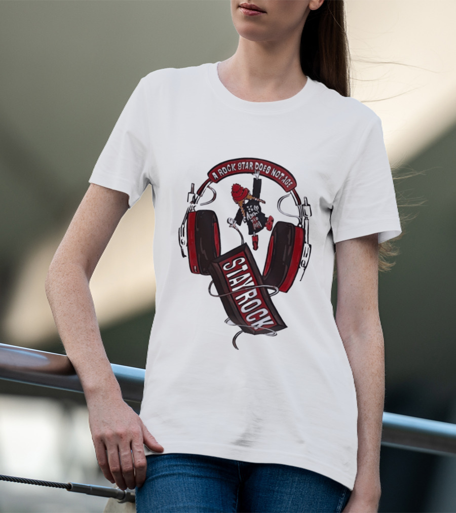 Stay Rock A Rock Star Does Not Age Music Lover T-Shirt