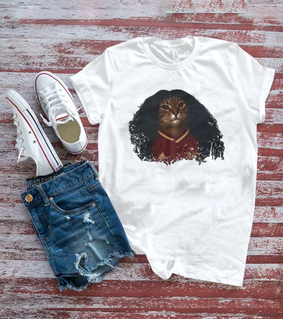 Caturella 24 Cat With Hair In Spain Soccer Jersey T-Shirt