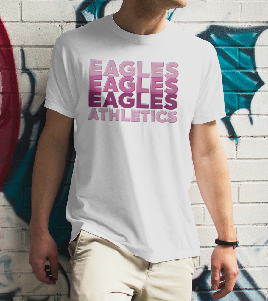 Eagles Athletics Pink Ombré T-Shirt