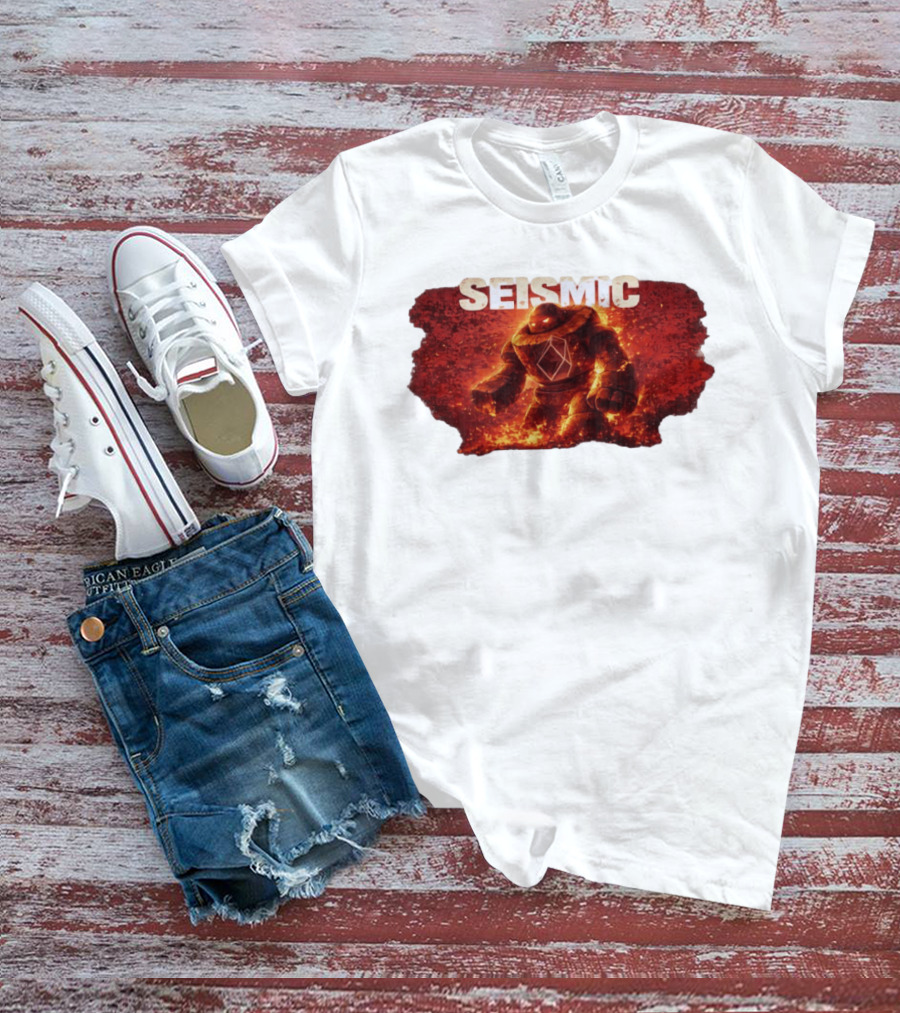Seismic Magnitude Lava Golem Erupts With Power T-Shirt