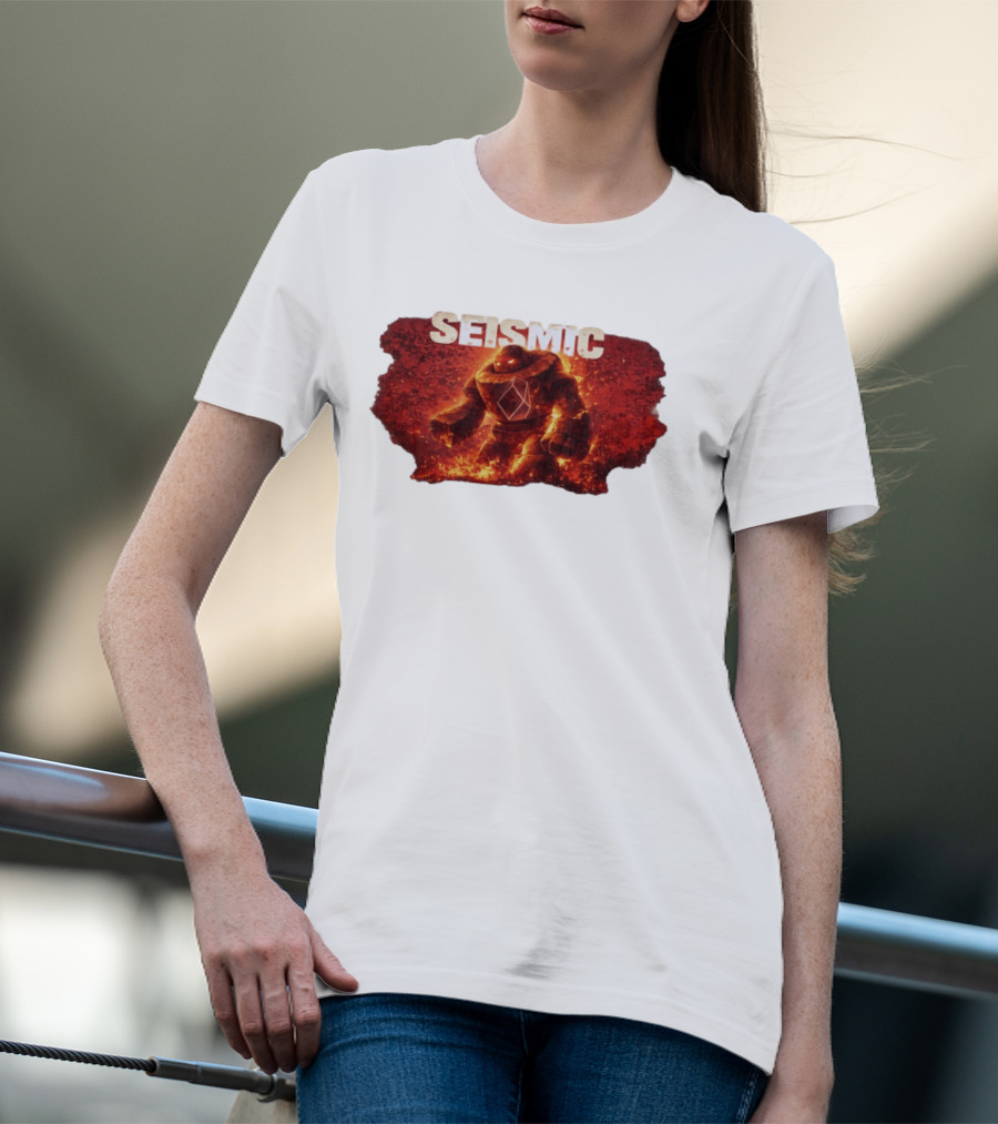 Seismic Magnitude Lava Golem Erupts With Power T-Shirt