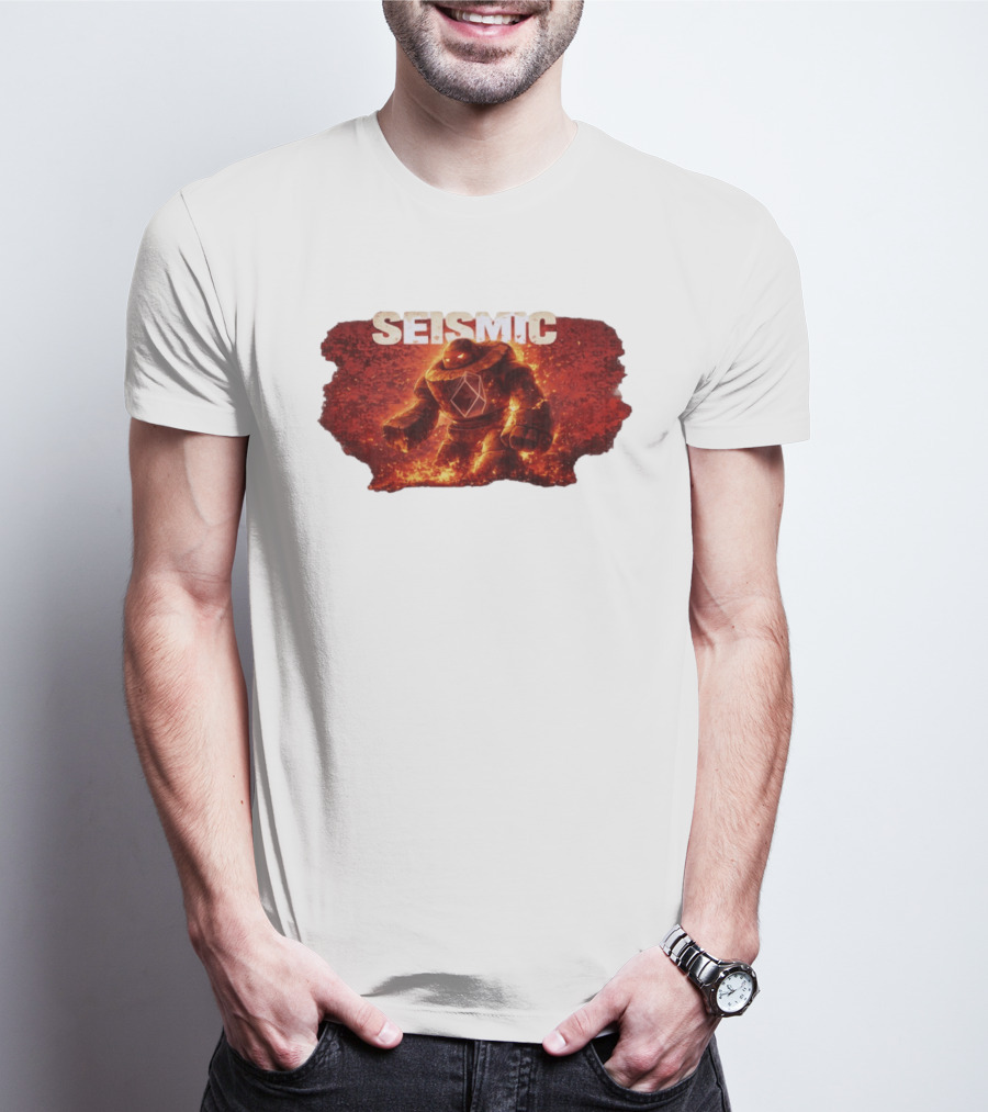 Seismic Magnitude Lava Golem Erupts With Power T-Shirt