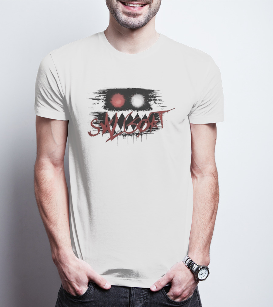 SK Goat Distressed Streetwear Urban Edgy Graffiti T-Shirt