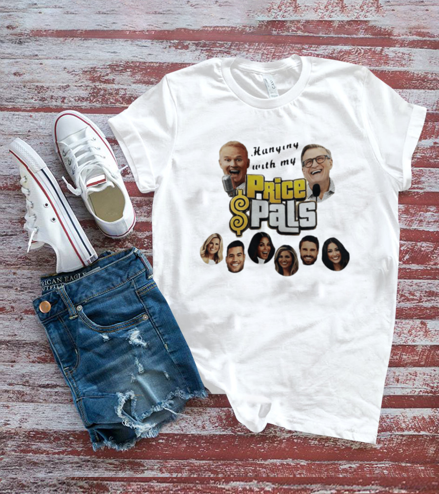 Hanging With My Price Pals Vintage Game Show Host Friends T-Shirt