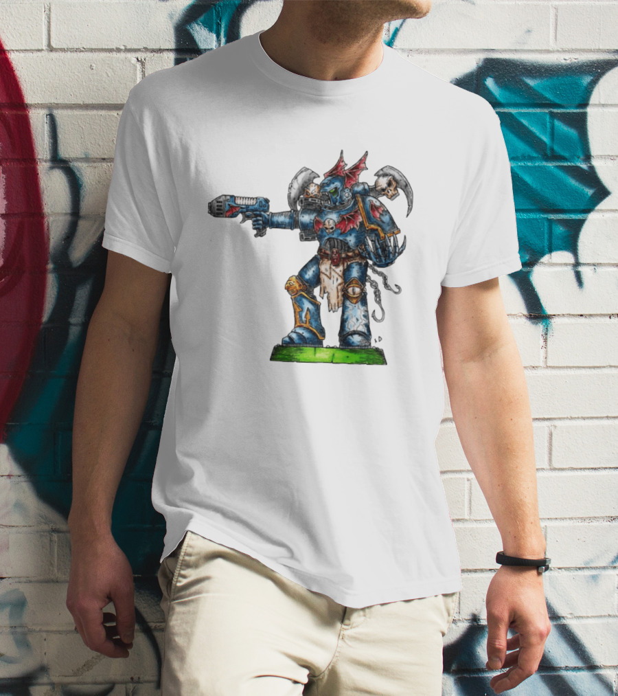 Warhammer 40K Night Lords Chaos Space Marine By Niklas Wistedt T-Shirt