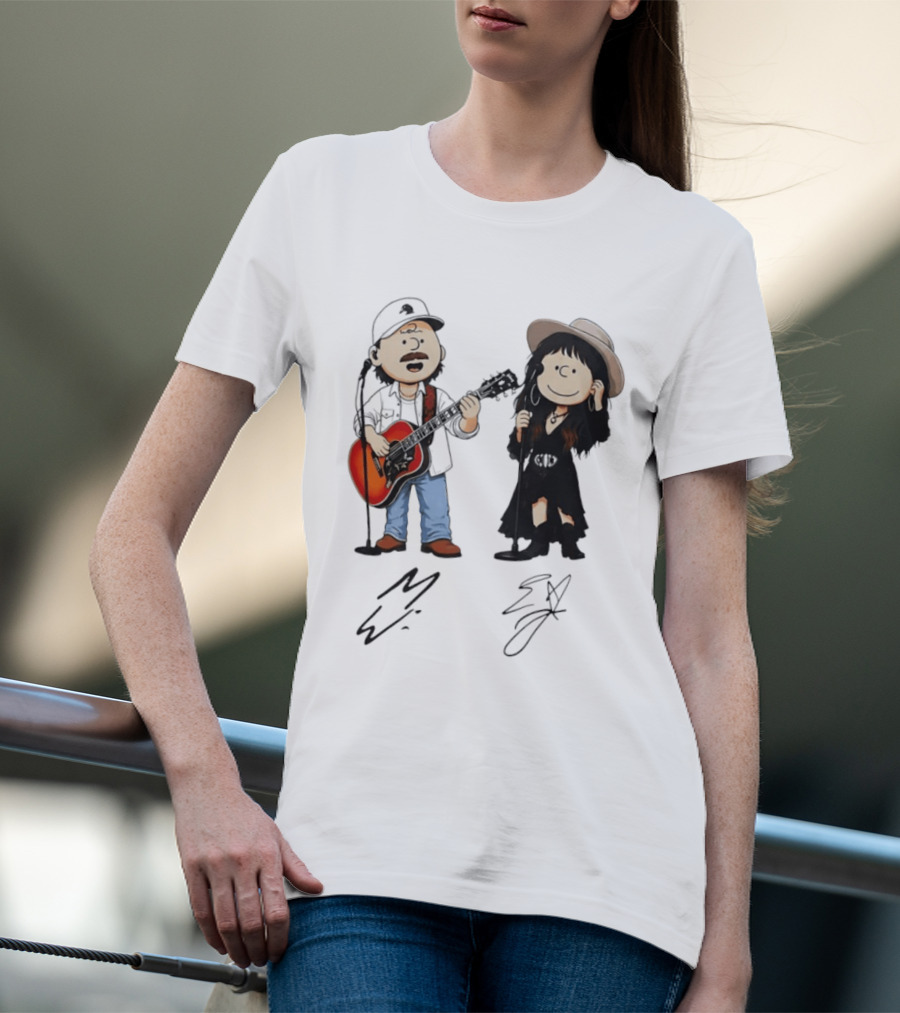 Morgan Wallen Lainey Wilson Peanuts Guitar Country Music T-Shirt