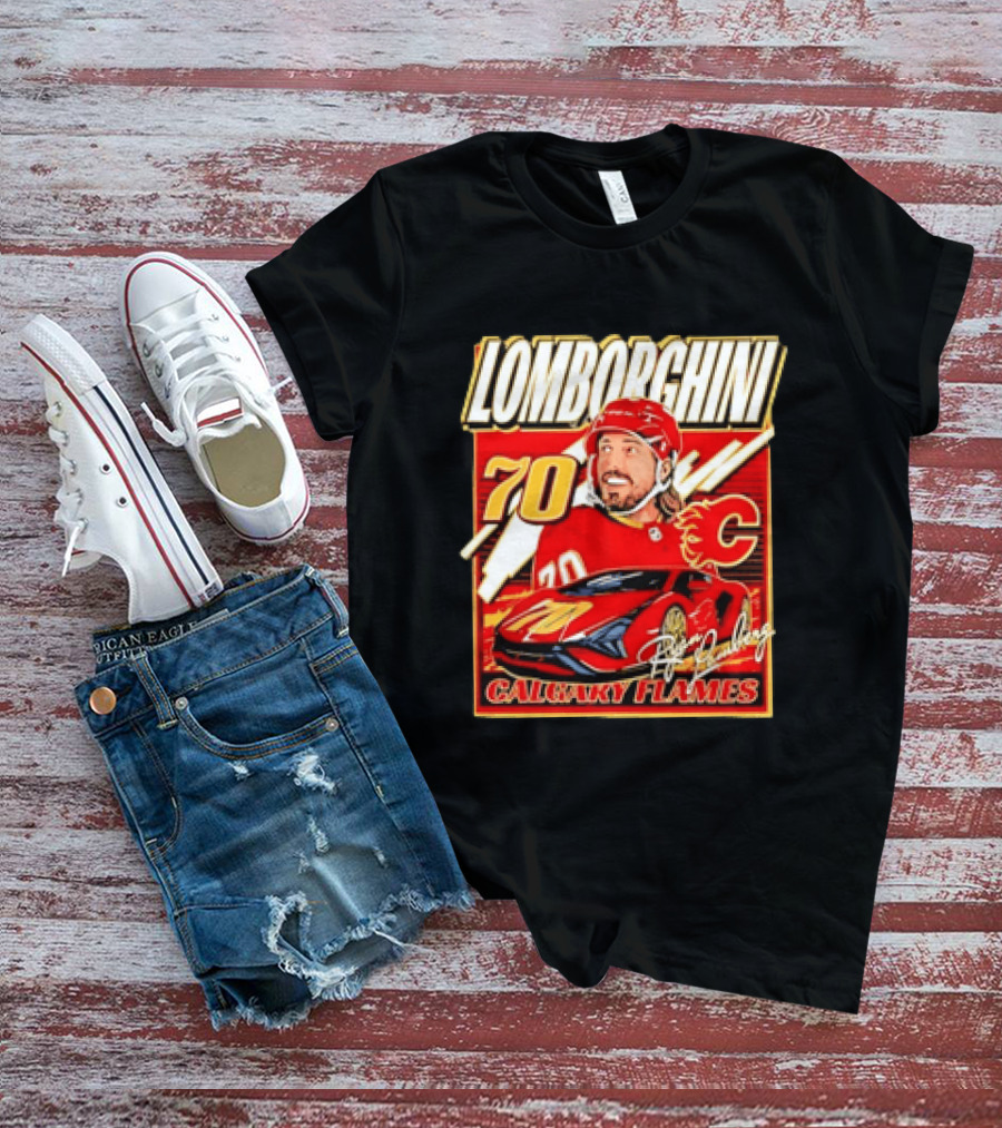 Lomborghini Ryan Lomberg 70 Calgary Flames T-Shirt