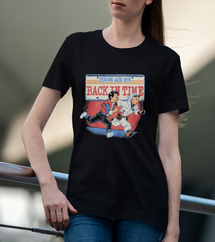 Need To Go Back In Time Retro Adventure T-Shirt