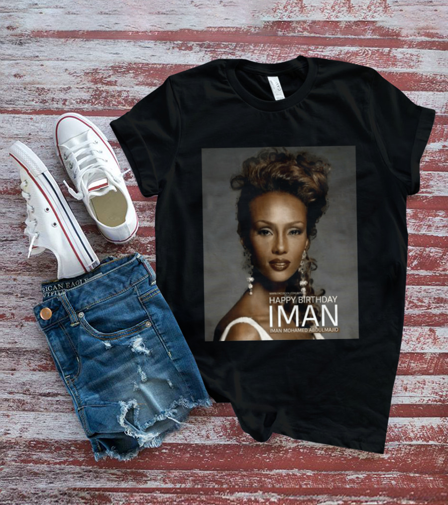 Happy Birthday Iman Mohamed Abdulmajid Celebration T-Shirt