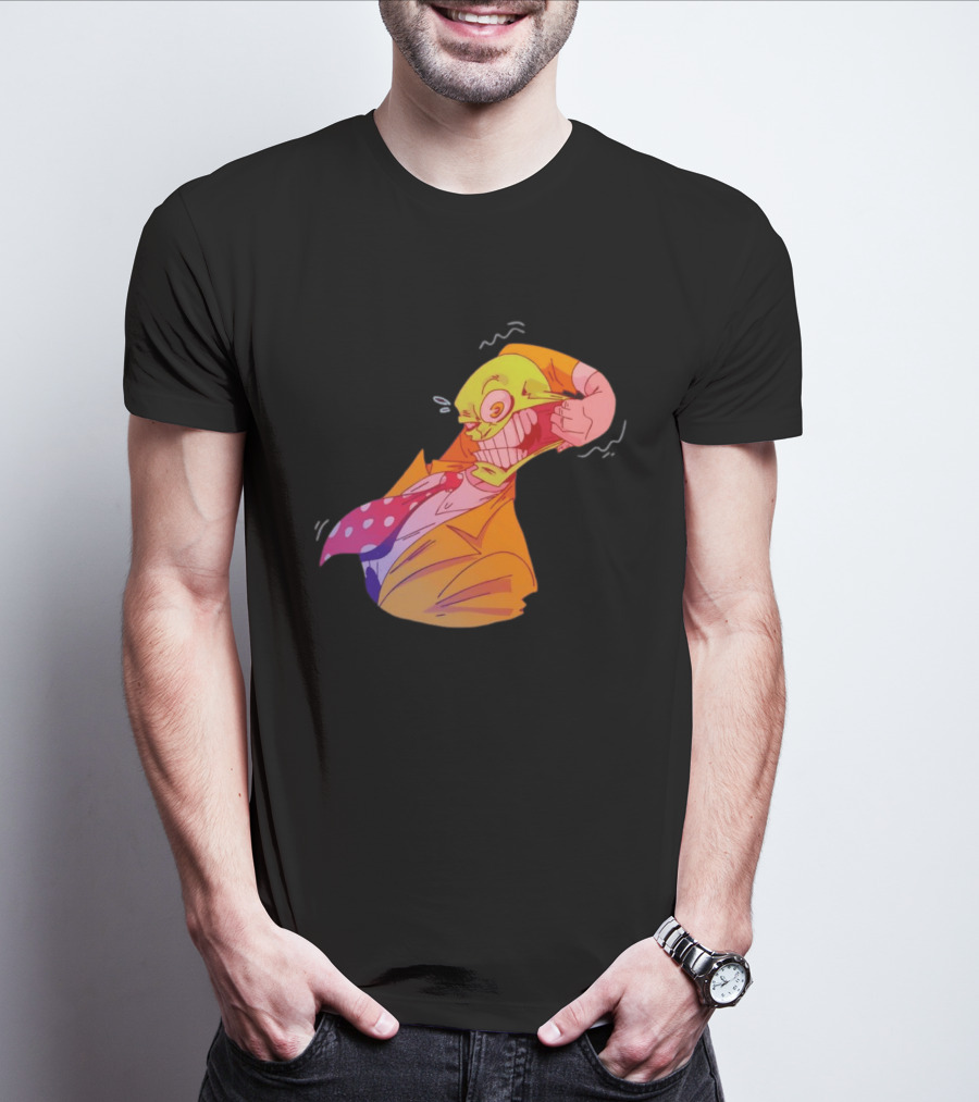The Mask Dark Horse Comics Face Stretch Iconic Character Pose T-Shirt