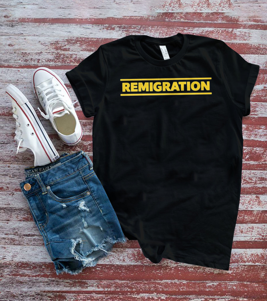 REMIGRATION Bold Yellow T-Shirt