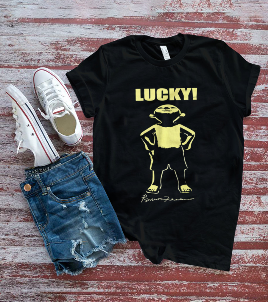Lucky Renzo Kanano Minimalist Yellow T-Shirt
