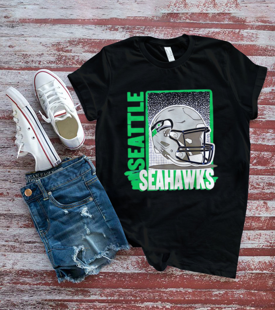 Seattle Seahawks Helmet NFL Football Team Gear T-Shirt