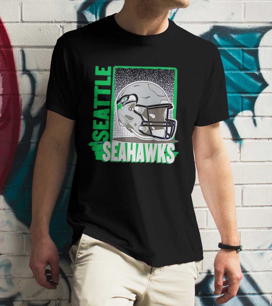 Seattle Seahawks Helmet NFL Football Team Gear T-Shirt