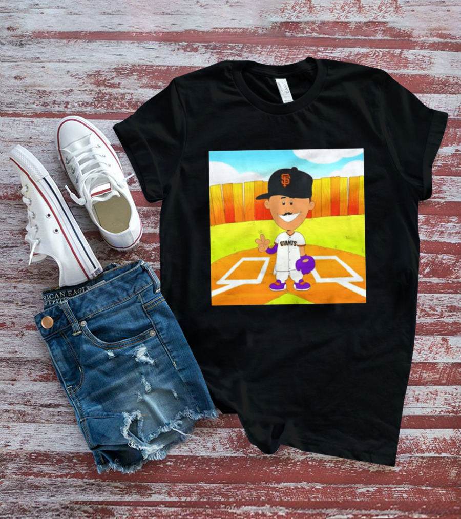 Willy Adames San Francisco Giants Cartoon Player T-Shirt